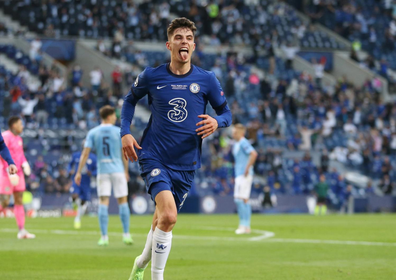 Havertz là người ghi bàn thắng duy nhất của trận chung kết
