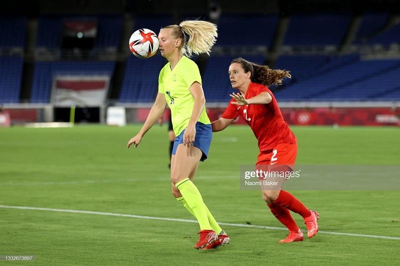 Trực tiếp bóng đá nữ Olympic Thụy Điển - Canada 1-1 (2-3): Đội nữ Canada trên đỉnh Olympic ảnh 8 Trực tiếp bóng đá nữ Olympic Thụy Điển - Canada 1-1 (2-3): Đội nữ Canada trên đỉnh Olympic ảnh 8