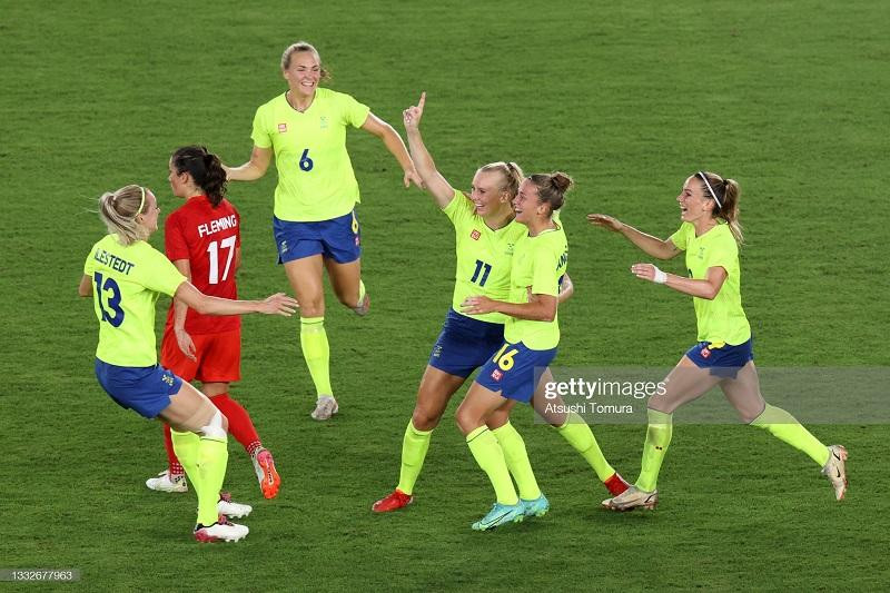 Trực tiếp bóng đá nữ Olympic Thụy Điển - Canada 1-1 (2-3): Đội nữ Canada trên đỉnh Olympic ảnh 11 Trực tiếp bóng đá nữ Olympic Thụy Điển - Canada 1-1 (2-3): Đội nữ Canada trên đỉnh Olympic ảnh 11
