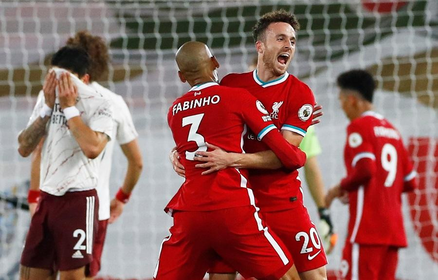 Ở lượt đi, Liverpool đã đánh bại Arsenal với tỉ số 3-1 tại sân nhà Anfield