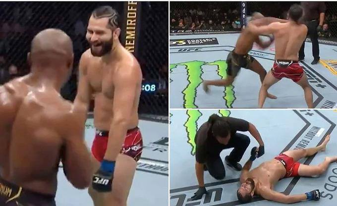 Masvidal cười khiêu khích Masvidal cười khiêu khích