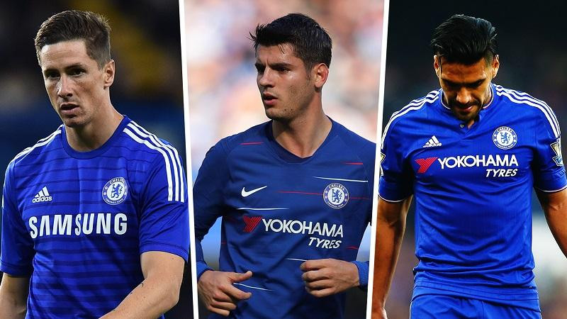 Ba trong số các tiền đạo lừng danh thất bại với số 9 tại Chelsea.