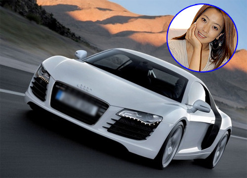 Kim Hee Sun lái Audi R8. Kim Hee Sun lái Audi R8