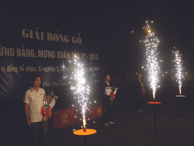 Một loại pháo hoa giải trí của nhà máy