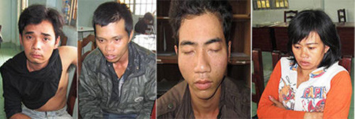 Các đối tượng trong nhóm của To bị bắt khi vừa thực hiện trót lọt vụ trộm tài sản. Các đối tượng trong nhóm của To bị bắt khi vừa thực hiện trót lọt vụ trộm tài sản