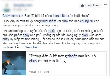 Dân chung cư 'sôi sục' chia sẻ cách thoát hiểm khi xảy ra cháy ảnh 3