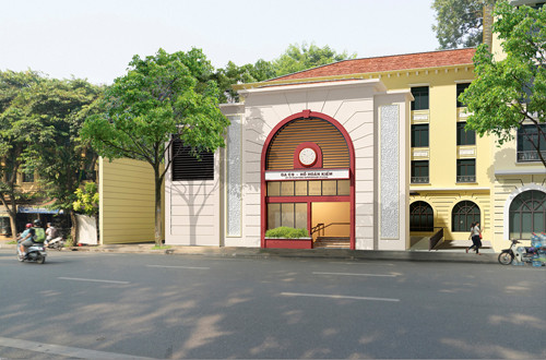 Người Hà Nội thích thú đi xem trưng bày ga tàu điện ngầm Hồ Gươm ảnh 13