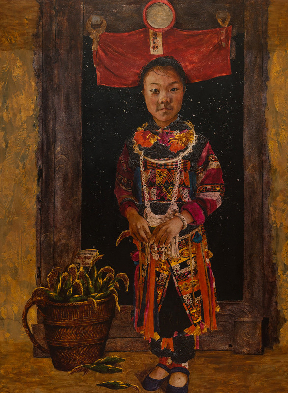 Họa sỹ lên núi dạy vẽ ảnh 1