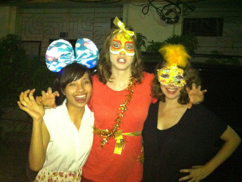 Không có điều kiện tổ chức hoành tráng như ở quê hương, các du học sinh vẫn có một đêm Halloween thú vị cùng bạn bè Việt Nam