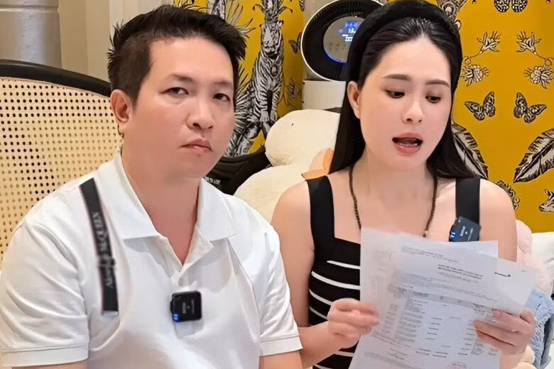 Đoàn Di Băng và chồng - doanh nhân Nguyễn Quốc Vũ.