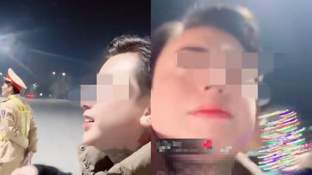Bùi Văn Nam (tức Tiktoker Nam Birthday) livestream trên Tiktok khi bị Cảnh sát giao thông phát hiện say xỉn, đi ngược chiều. Bùi Văn Nam (tức Tiktoker Nam Birthday) livestream trên Tiktok khi bị Cảnh sát giao thông phát hiện say xỉn, đi ngược chiều.