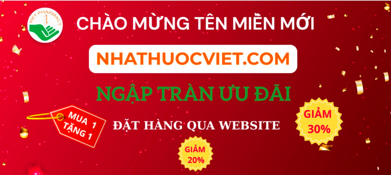 Chương trình khuyến mãi nhân dịp chuyển đổi tên miền của Nhà thuốc Việt. Chương trình khuyến mãi nhân dịp chuyển đổi tên miền của Nhà thuốc Việt.
