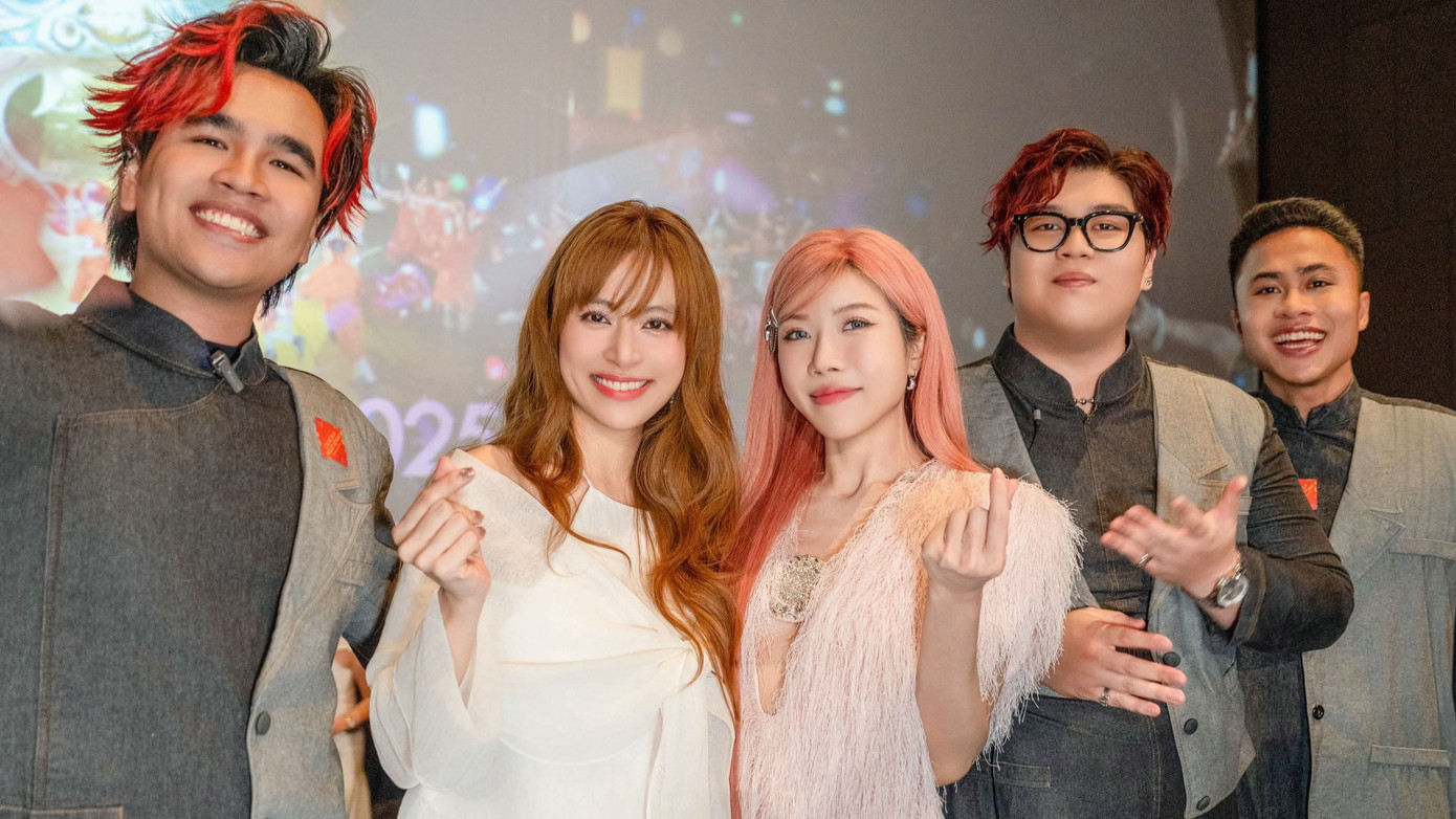 DTAP, Trang Pháp đến ủng hộ Hoàng Thùy Linh.