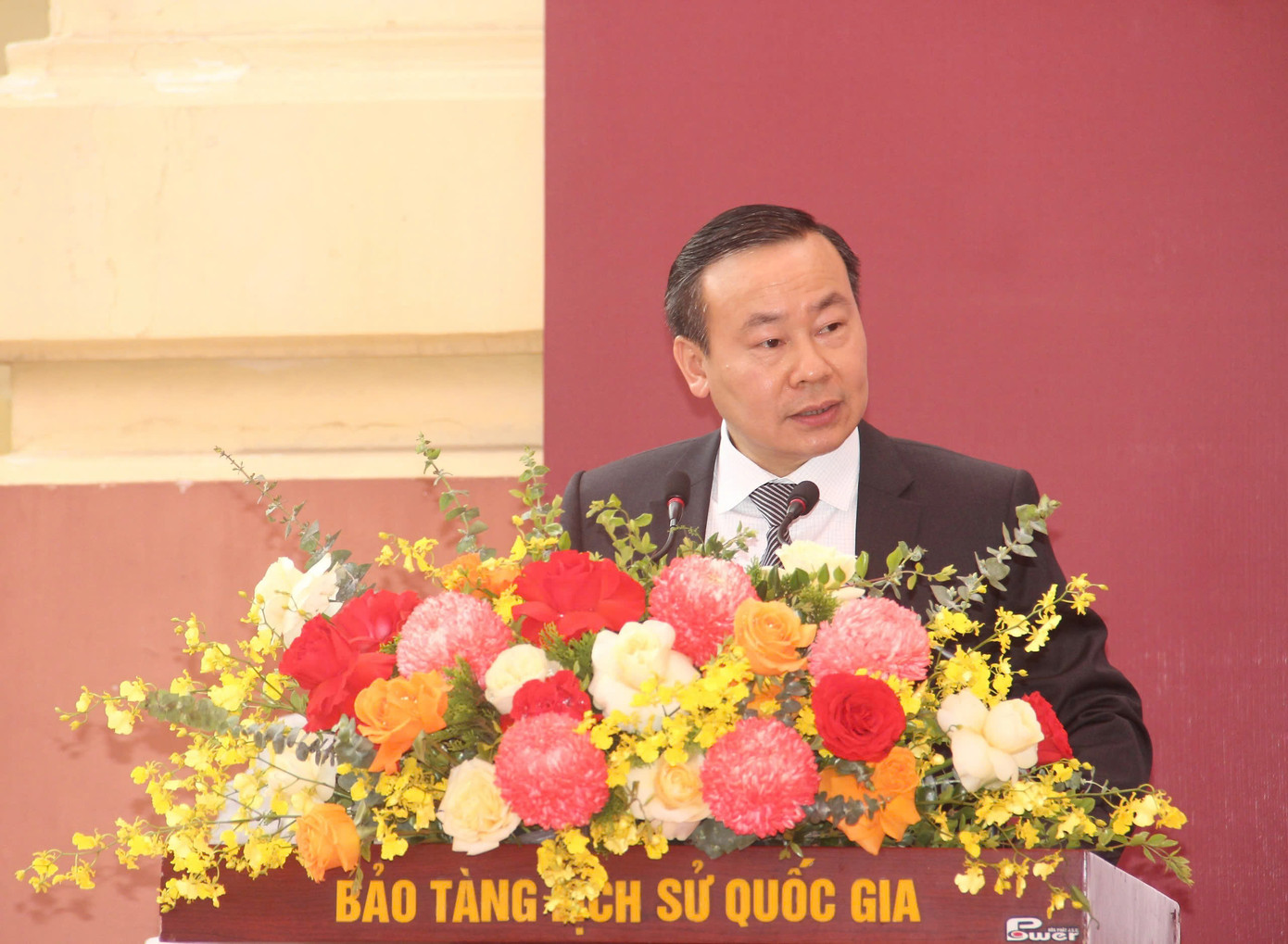 Phát biểu tại lễ khai mạc, TS. Nguyễn Văn Đoàn - Giám đốc Bảo tàng Lịch sử quốc gia - khẳng định thông qua việc sử dụng công nghệ kỹ thuật số, trưng bày góp phần phục dựng, tái tạo và hồi sinh các di sản văn hoá quý giá, đồng thời mang tới cho khách tham quan những trải nghiệm mới, sâu sắc và hấp dẫn hơn.