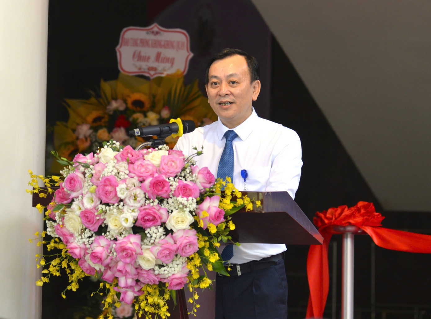 TS. Vũ Mạnh Hà - Giám đốc Bảo tàng Hồ Chí Minh - phát biểu khai mạc. Ảnh: BTC. TS. Vũ Mạnh Hà - Giám đốc Bảo tàng Hồ Chí Minh - phát biểu khai mạc. Ảnh: BTC.