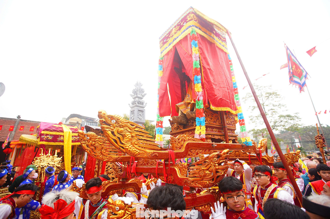 Từ năm 1992, dân các làng thống nhất 5 năm tổ chức lễ hội một lần (gọi là Đại đám) vào ngày 11, 12/2 âm lịch theo hình thức luân phiên từng làng đăng cai. Những năm không phải hội lớn, từng làng vẫn tổ lễ hội chức theo tập tục riêng.