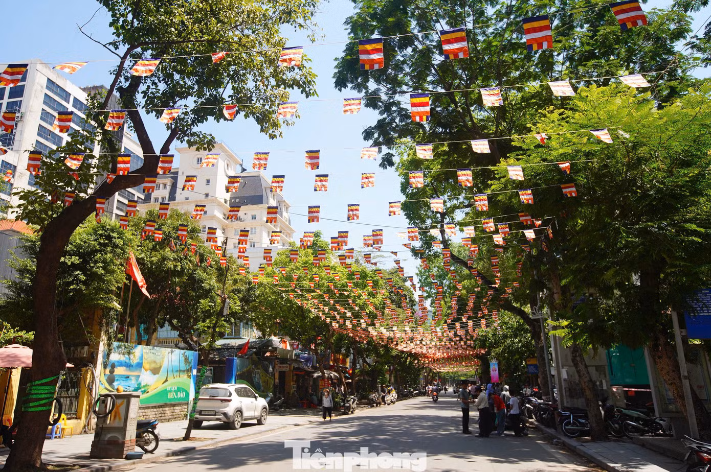 Số lượng tăng ni, Phật tử, người dân sẽ tăng cao trong ngày 13/5 khi bắt đầu lễ cung rước xá lợi Phật, trong khuôn khổ Đại lễ Phật Đản Vesak 2025. Từ ngày 14 đến sáng 16/5, xá lợi được tôn trí tại tầng 1 hội trường chùa Quán Sứ để Phật tử và nhân dân thập phương đến chiêm bái, đỉnh lễ.