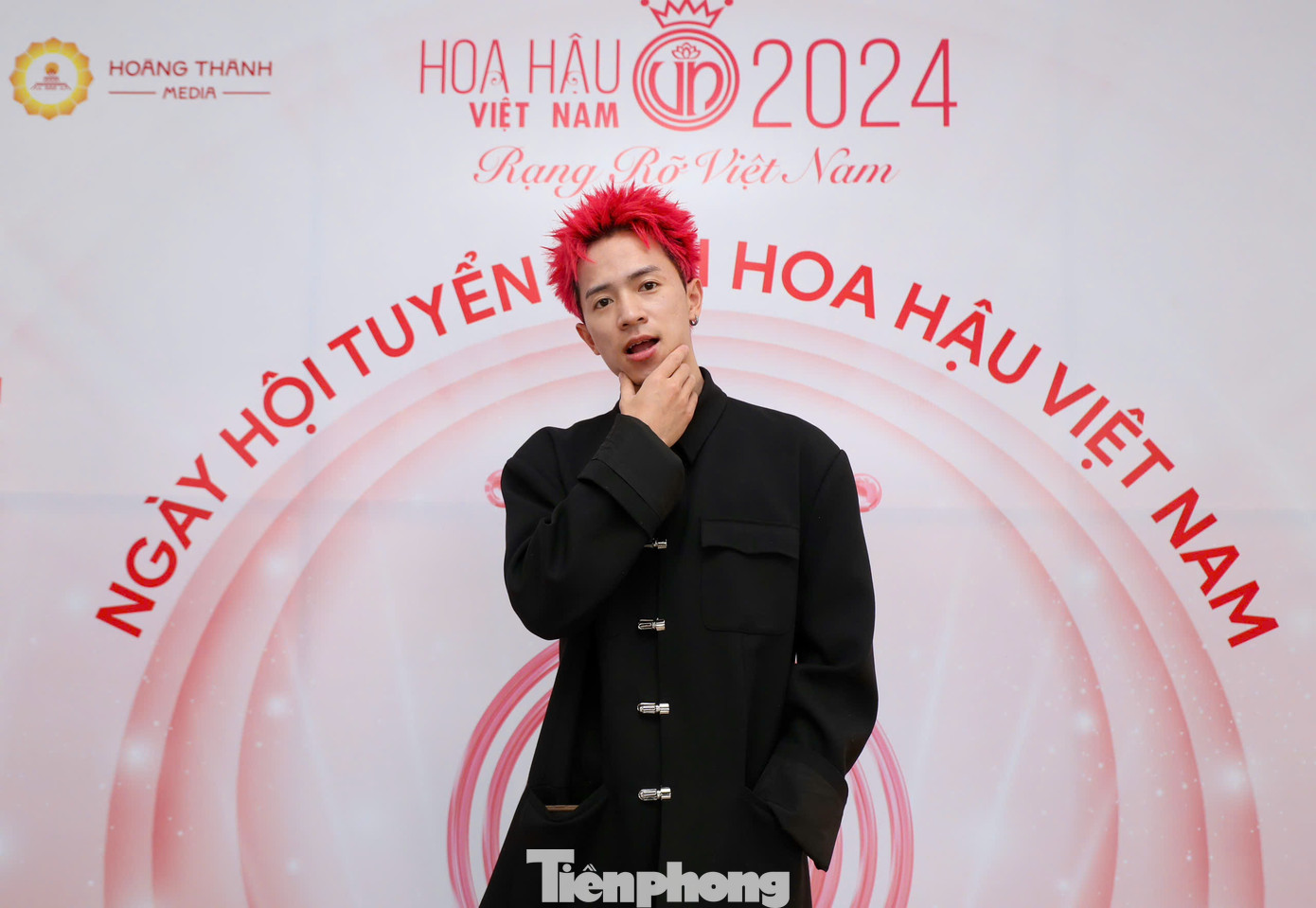 Nam rapper gửi lời chúc may mắn đến với các nữ sinh đã, đang, sẽ tham gia cuộc thi Hoa hậu Việt Nam 2024.