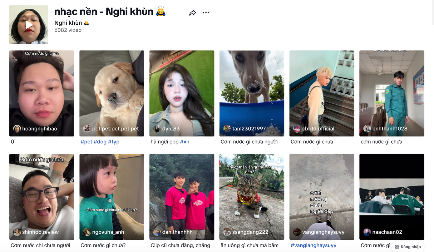 Hàng nghìn người dùng TikTok tham gia trend "Cơm nước gì chưa người đẹp". Hàng nghìn người dùng TikTok tham gia trend "Cơm nước gì chưa người đẹp".