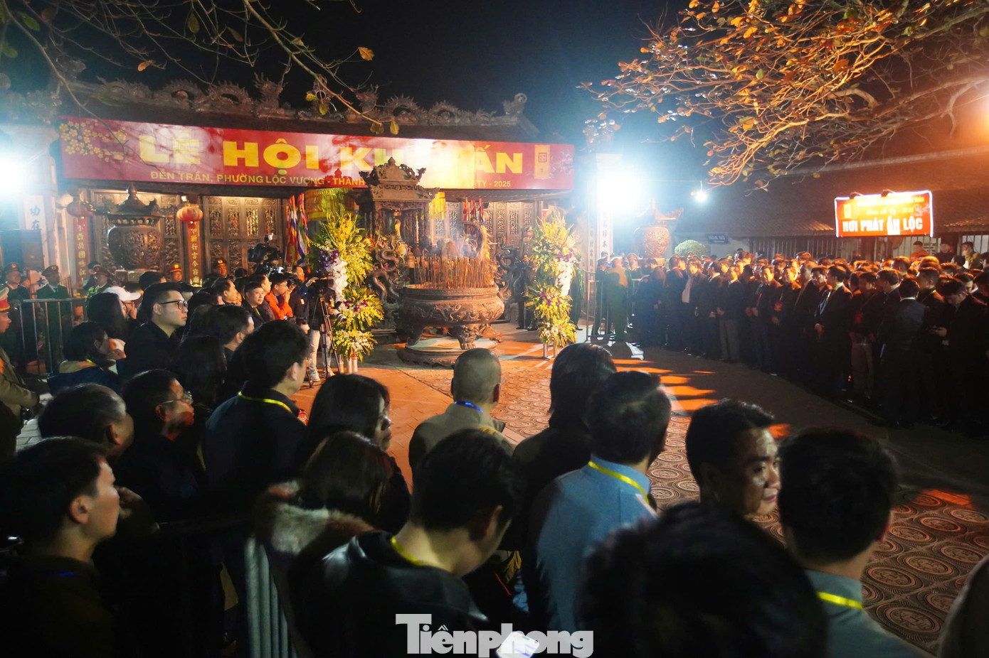 Lễ hội Khai ấn đền Trần được tổ chức trang trọng từ 22h15 tại Khu di tích đền Trần - chùa Phổ Minh (phường Lộc Vượng, TP. Nam Định).