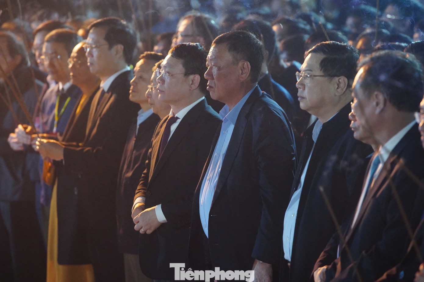 Lễ khai ấn đền Trần có sự tham gia của Ủy viên T.Ư Đảng, Tổng thanh tra Chính phủ Đoàn Hồng Phong, Ủy viên T.Ư Đảng, Phó Chánh văn phòng T.Ư Đảng Phạm Gia Túc và lãnh đạo tỉnh Nam Định, đại diện các sở, ban, ngành tỉnh Nam Định.