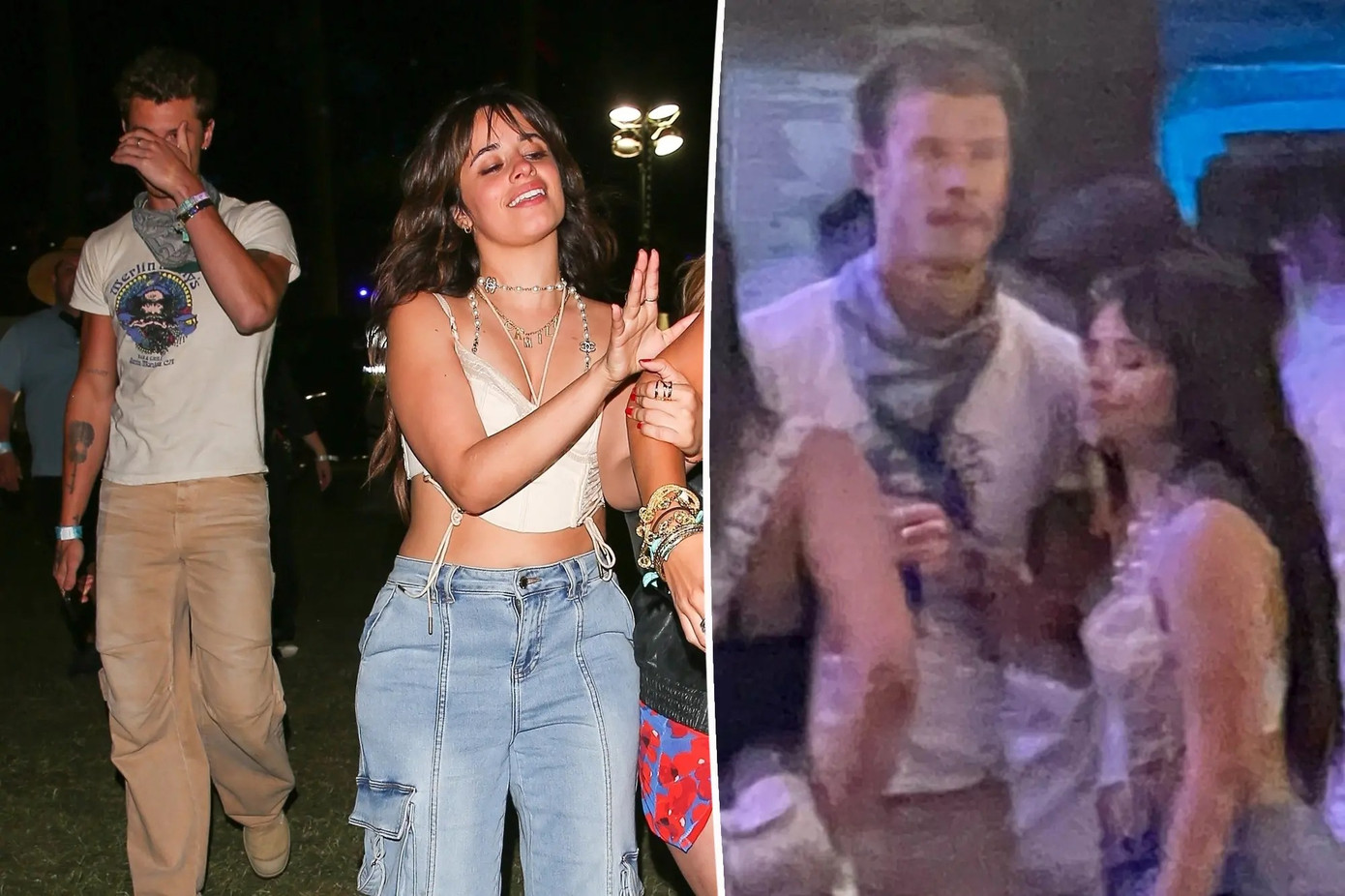 Shawn Mendes và Camila Cabello cùng nhau đi xem Lễ hội Coachella. Ảnh: Twitter. Shawn Mendes và Camila Cabello cùng nhau đi xem Lễ hội Coachella. Ảnh: Twitter.