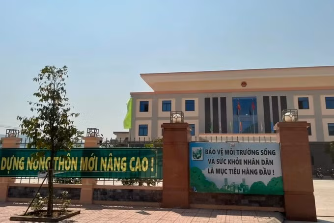 Trụ sở UBND xã Phước Mỹ - nơi ông Thương đang làm việc. Ảnh: Bình Định.