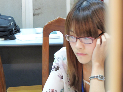 Đối tượng Giang tại cơ quan điều tra. Đối tượng Giang tại cơ quan điều tra