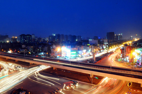 Chiều tối Chủ nhật 21/10 cũng đã rất khác với nhiều Chủ nhật trước đây khi tình hình giao thông ở nhiều ngã tư lớn đã trở nên 