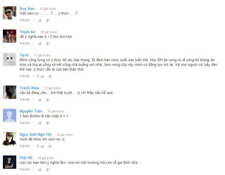 Những chia sẻ của cư dân mạng về clip giàu ý nghĩa này