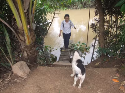 Năm 2020, khi trở thành nước công nghiệp, Việt Nam có nguy cơ thiếu nước trầm trọng. Trong khi đó, cảnh nước sông ngoạm sát vườn như một ngôi nhà ven sông Tiền này sẽ phổ biến hơn. Ảnh: QD. Năm 2020, khi trở thành nước công nghiệp, Việt Nam có nguy cơ thiếu nước trầm trọng. Trong khi đó, cảnh nước sông ngoạm sát vườn như một ngôi nhà ven sông Tiền này sẽ phổ biến hơn. Ảnh: QD