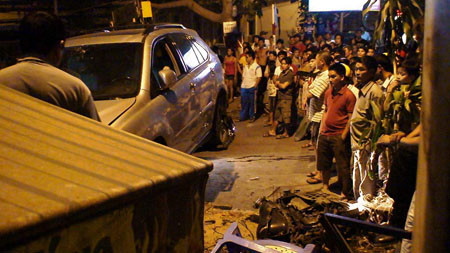 Hiện trường vụ tai nạn