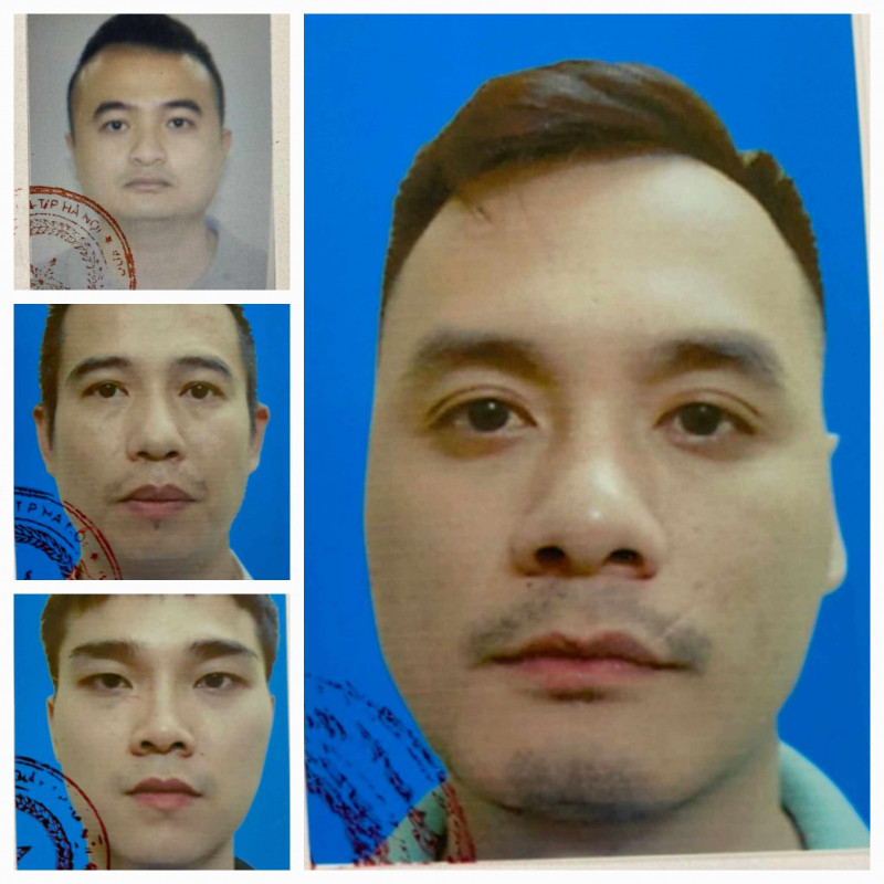 Bị can Minh (ảnh to) và các đối tượng trong vụ án.