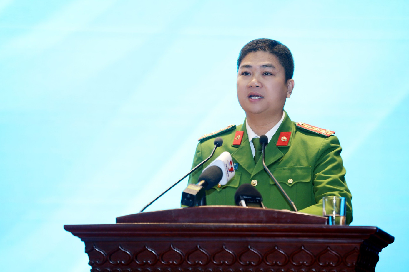 Đại tá Dương Đức Hải - Phó Giám đốc Công an TP Hà Nội.