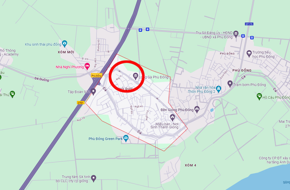 Khu vực xảy ra sự việc.