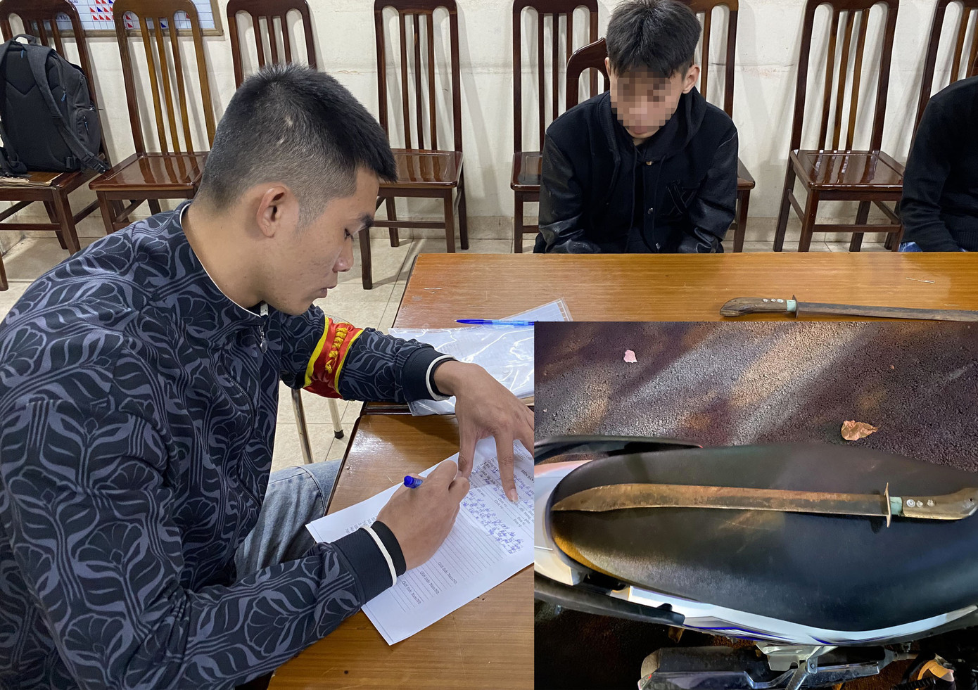 Tổ công tác làm việc với T.