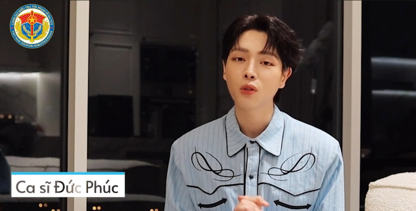 Ca sĩ Đức Phúc.