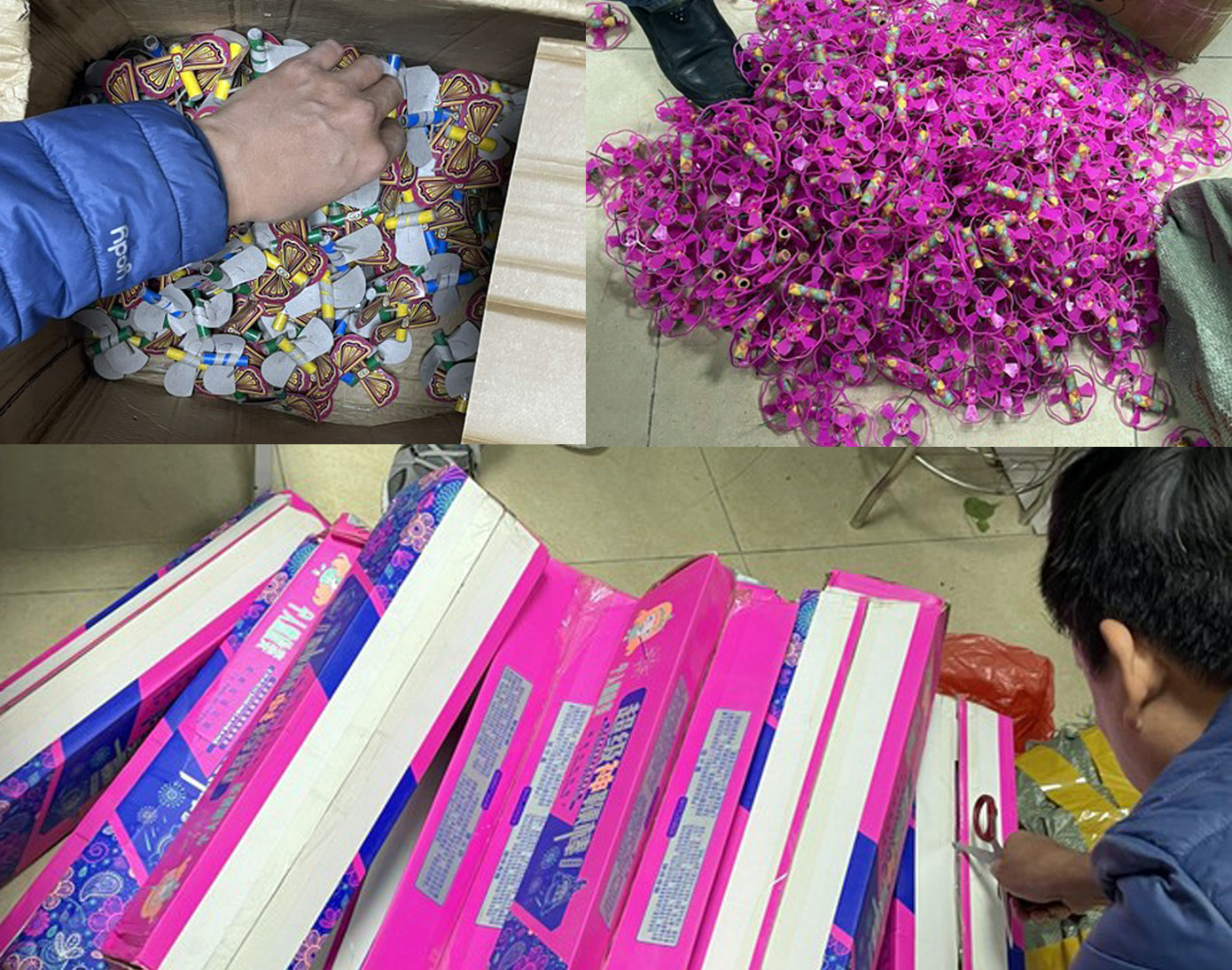 Loại pháo nổ nhập lậu mới được ngụy trang tinh vi, bắt mắt. Loại pháo nổ nhập lậu mới được ngụy trang tinh vi, bắt mắt.