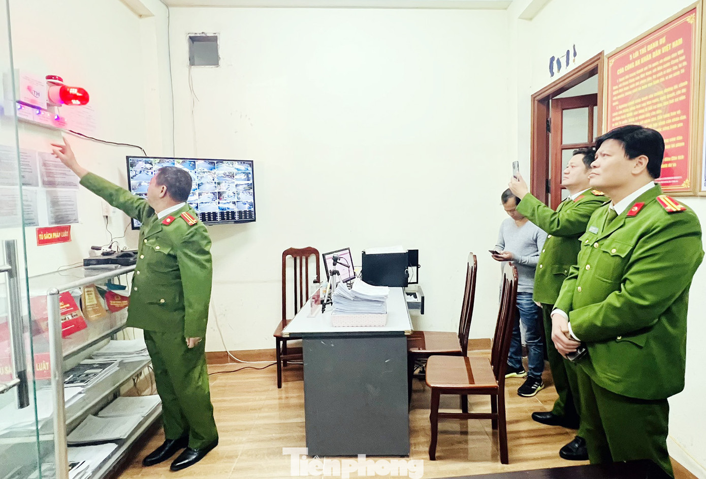 Hệ thống thông báo tội phạm được kết nối từ các cơ sở kinh doanh tới trụ sở cơ quan công an.