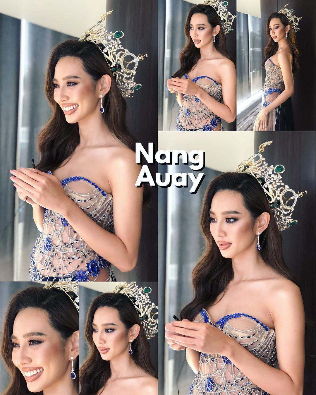 Hình ảnh Thùy Tiên vô cùng xinh đẹp và quyến rũ được đăng tải trên mạng xã hội của Thái Lan.