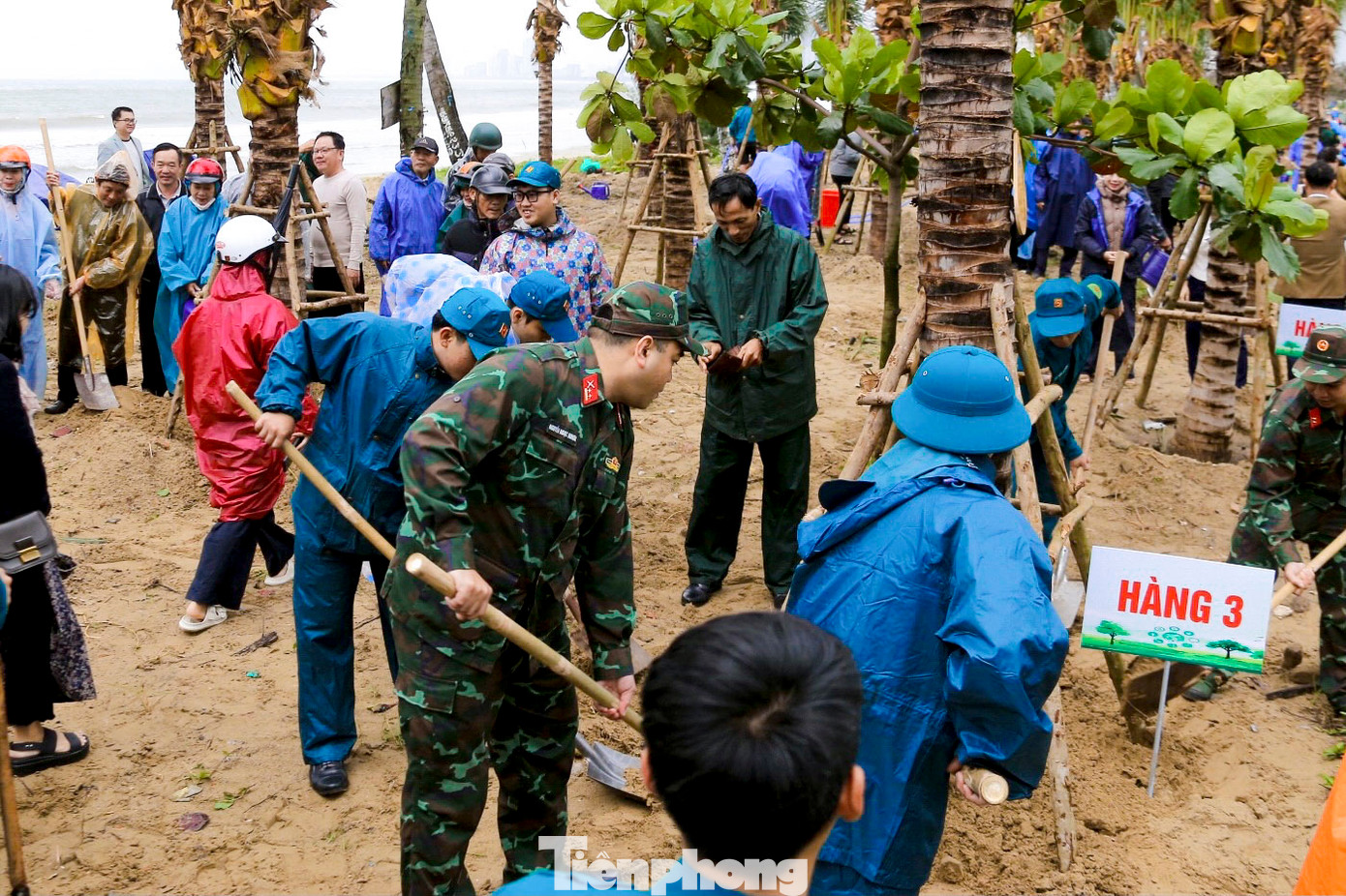 Hơn 500 cán bộ, công nhân viên chức, người lao động thuộc các đơn vị trên địa bàn thành phố Đà Nẵng hào hứng tham gia trồng cây trong sáng 8/2.