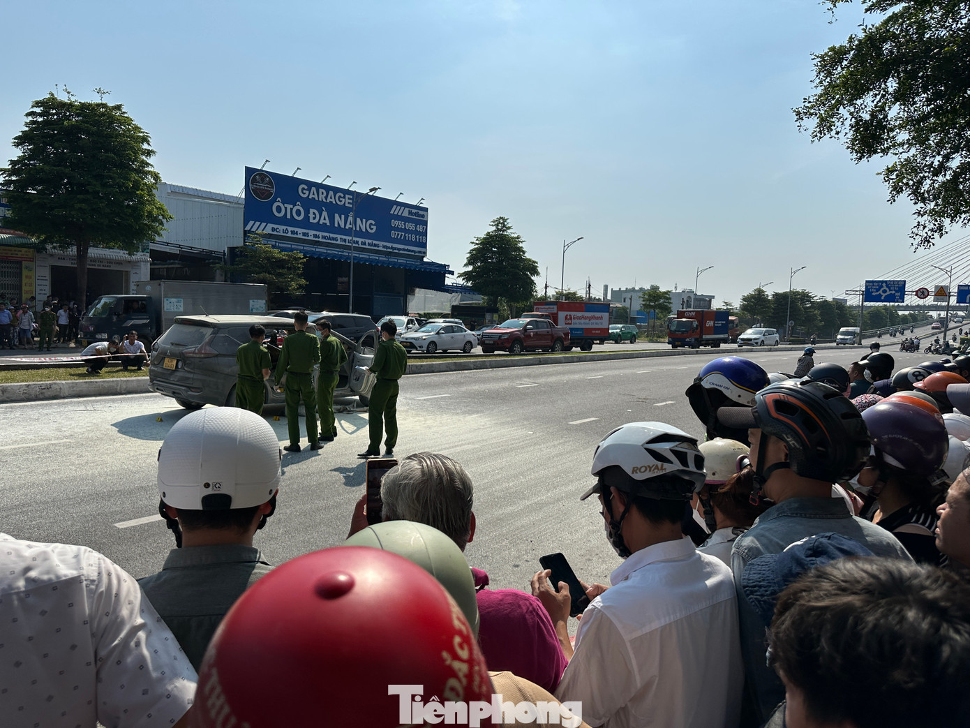 Hiện trường 2 người tử vong Hiện trường 2 người tử vong