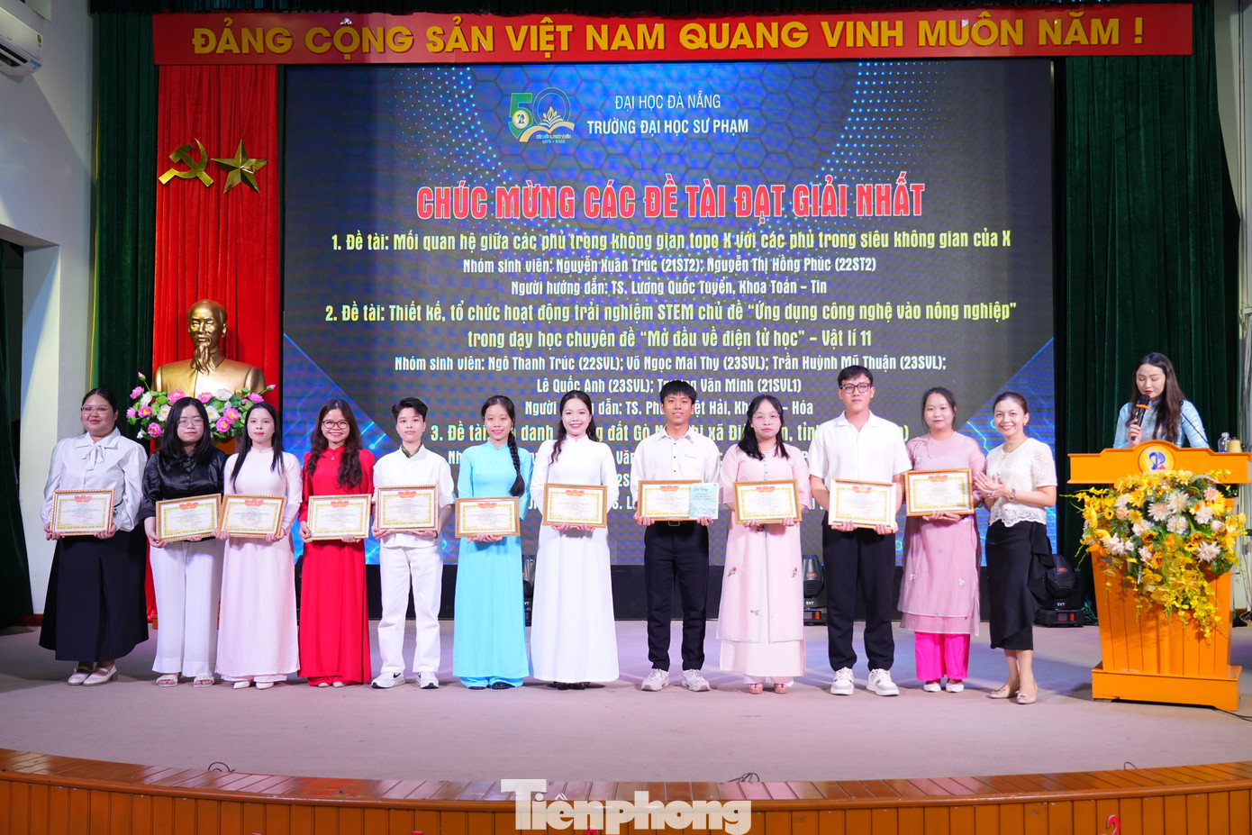 Nhiều đề tài nghiên cứu khoa học và khởi nghiệp đổi mới sáng tạo của sinh viên đạt giải cao. Nhiều đề tài nghiên cứu khoa học và khởi nghiệp đổi mới sáng tạo của sinh viên đạt giải cao.