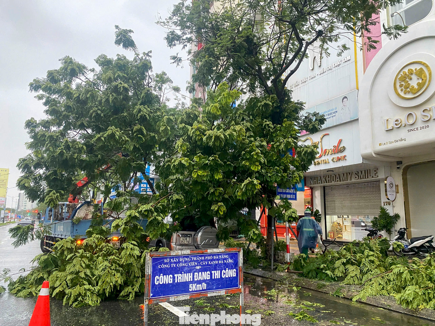 Lực lượng chức năng đã nhanh chóng có mặt xử lý các cây ngã đổ, điều tiết giao thông. Lực lượng chức năng đã nhanh chóng có mặt xử lý các cây ngã đổ, điều tiết giao thông.