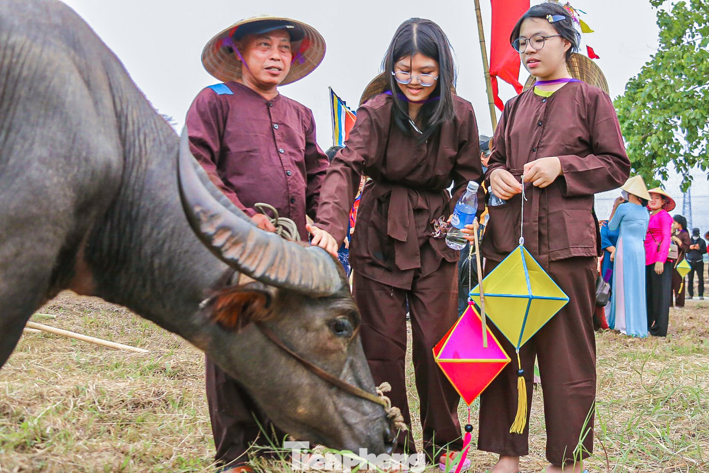 Lễ hội rước mục đồng với nhân vật chính là trẻ em chăn trâu.