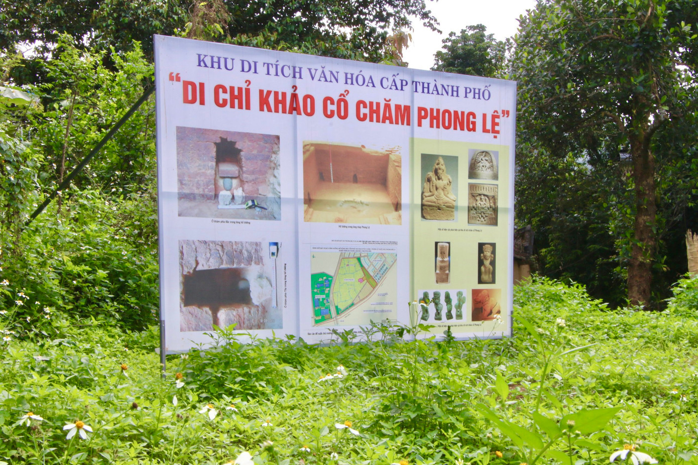 Dự án Bảo tàng Điêu khắc Chăm cơ sở 2 tại di tích Chăm Phong Lệ (phường Hòa Thọ Đông, quận Cẩm Lệ) giai đoạn 1 từ 2022 - 2027 được đầu tư với tổng số tiền hơn 140 tỷ đồng để tu bổ, bảo tồn nhưng đến nay vẫn chậm triển khai. Việc dự án chậm trễ, đã khiến di tích Chăm cổ này đang trong tình cảnh bỏ hoang sau thời gian dài được khai quật khảo cổ.