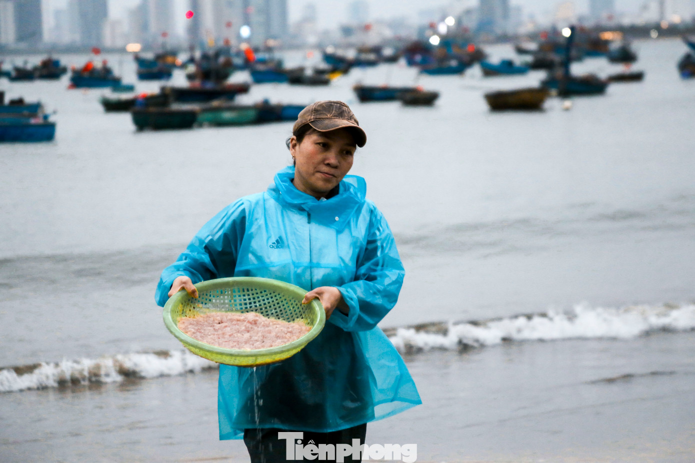 Các tàu ra khơi đi về chỉ được vài kg ruốc, lượng ruốc đánh bắt được giảm sút nghiêm trọng.