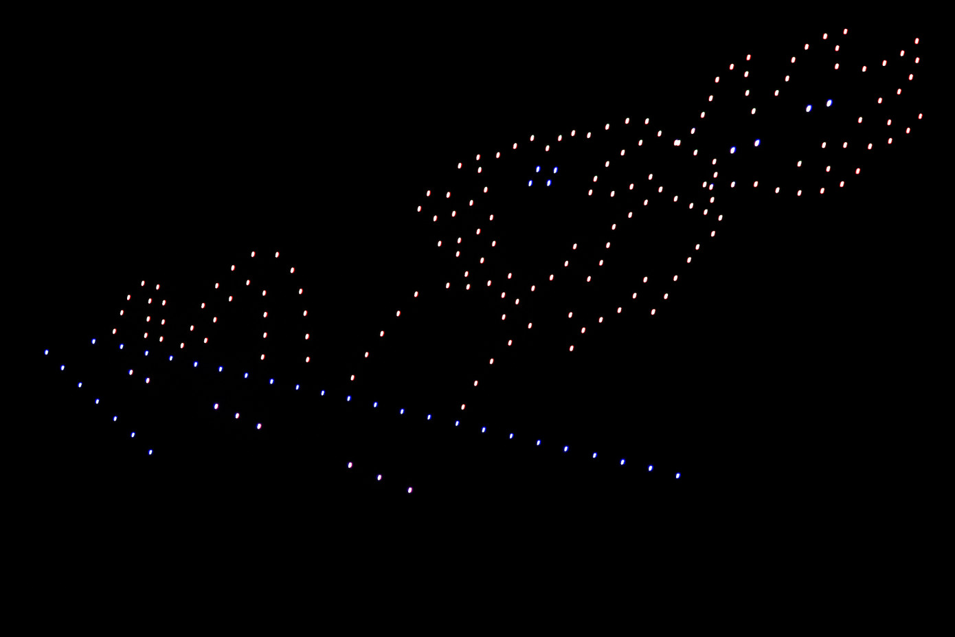 Những hình ảnh tuyệt đẹp về các địa điểm, các cây cầu nổi tiếng ở Đà Nẵng được vẽ lên bầu trời khiến nhiều người thích thú.