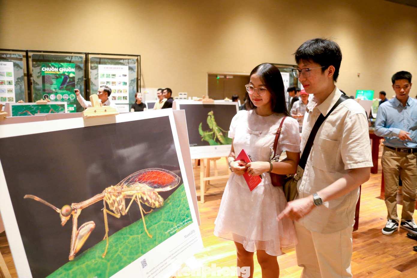 Bạn Tấn Tài (trú quận Hải Châu) cho biết: "Đây là lần đầu tiên mình được tham quan, khám phá về các loài côn trùng thú vị như thế. Trước giờ mình chỉ thấy côn trùng trong sách vở hoặc ngoài tự nhiên, nhưng chưa bao giờ được nhìn thấy nhiều loài quý hiếm, có hình thù kỳ lạ và màu sắc bắt mắt đến vậy. Mình thấy rất bất ngờ và thích thú."