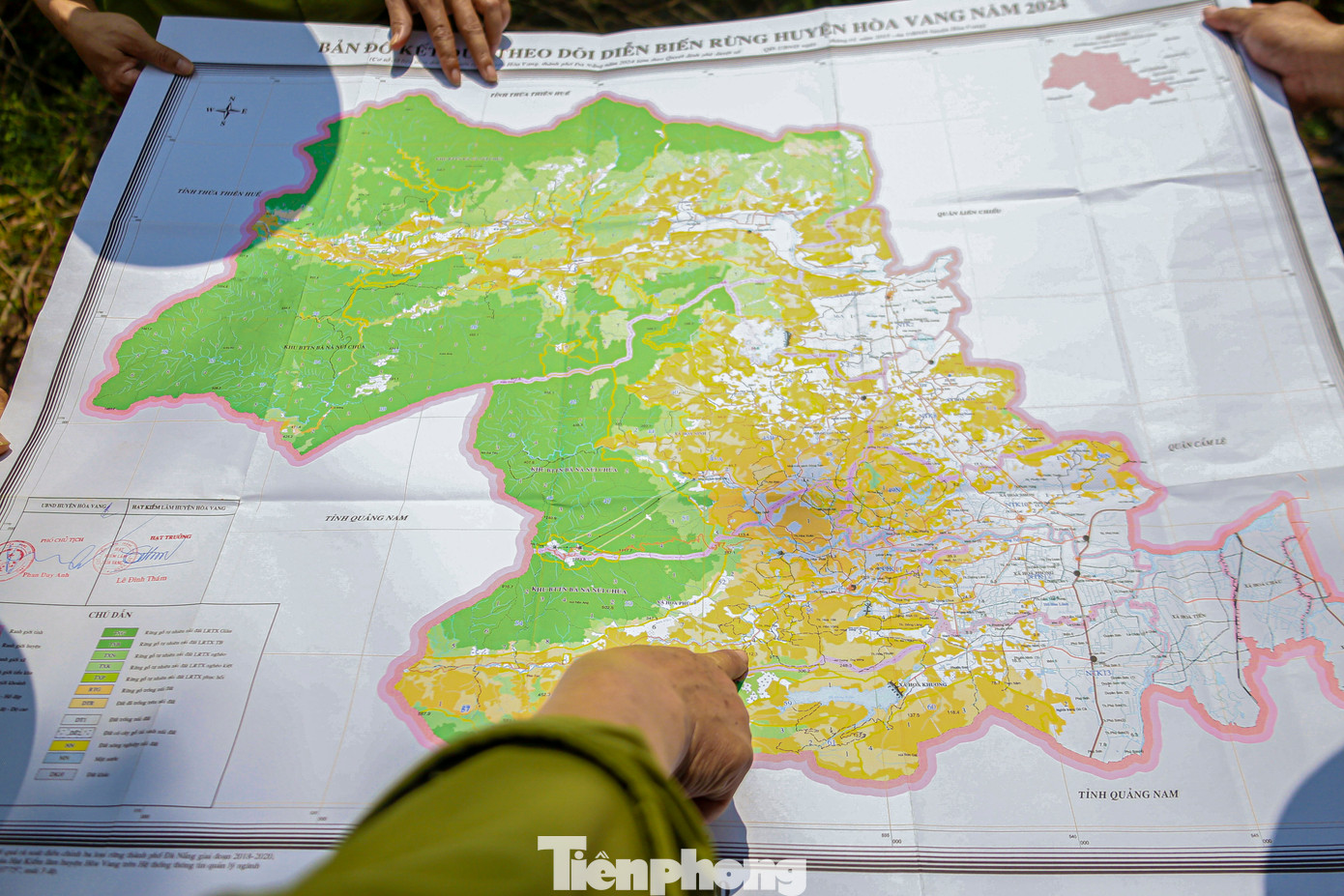 Hạt Kiểm lâm Hòa Vang thường xuyên rà soát, phân vùng trọng điểm khu vực dễ cháy trong mùa nắng nóng.